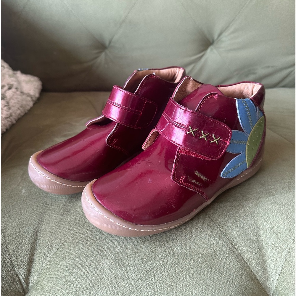 BEING DELETED UMI Red Patent Leather Boots
